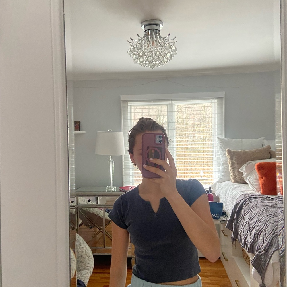Blue Crop Top Brandy